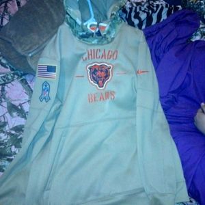 Nike NFL Chicago bears army patch hoodie